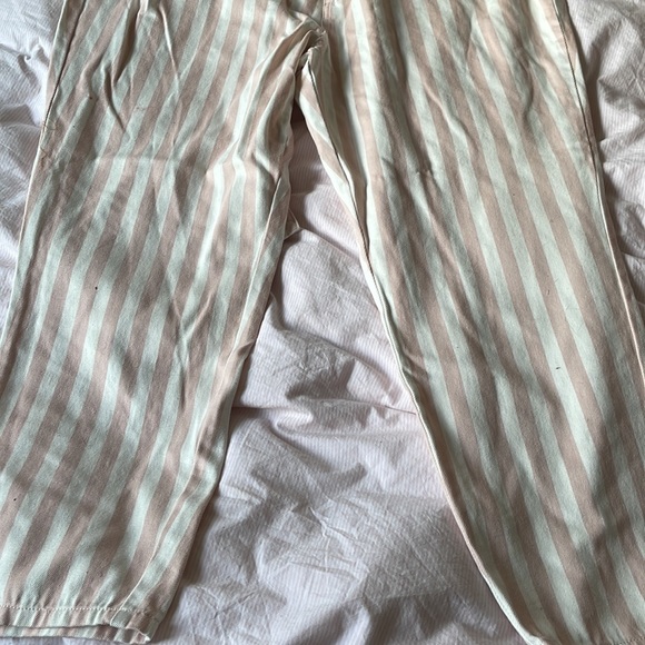 Pink and White Stripped Pants NWOT - Picture 5 of 9
